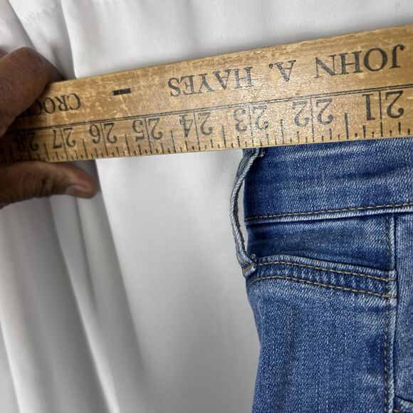 Wonderly Womens Sz 24 Skinny Mid Rise Medium Wash Blue Jeans Denim Stretch Waist - Picture 9 of 13